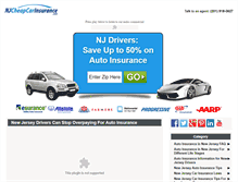 Tablet Screenshot of njcheapcarinsurance.com